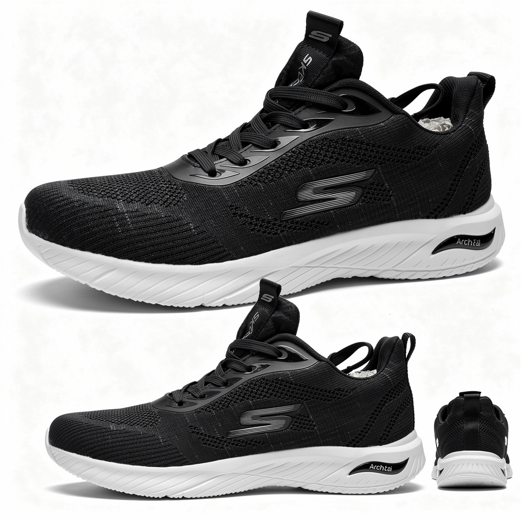 Tennis Skecher Negro