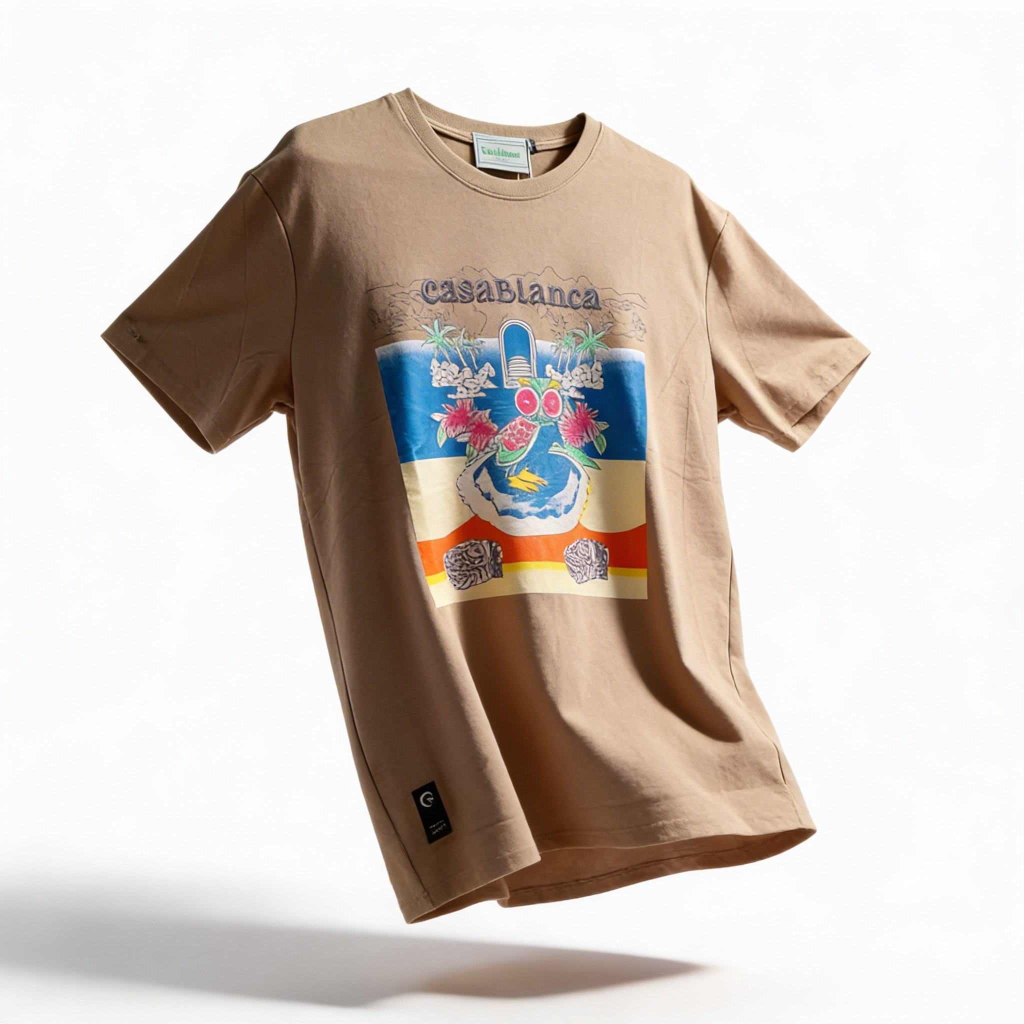 Camiseta Importada Casa Blanca Café