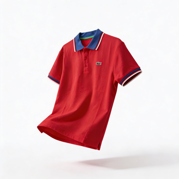 Camiseta Importada Polo Lacoste Roja