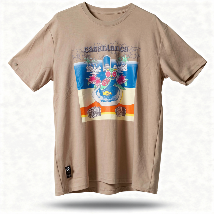 Camiseta Importada Casa Blanca Café