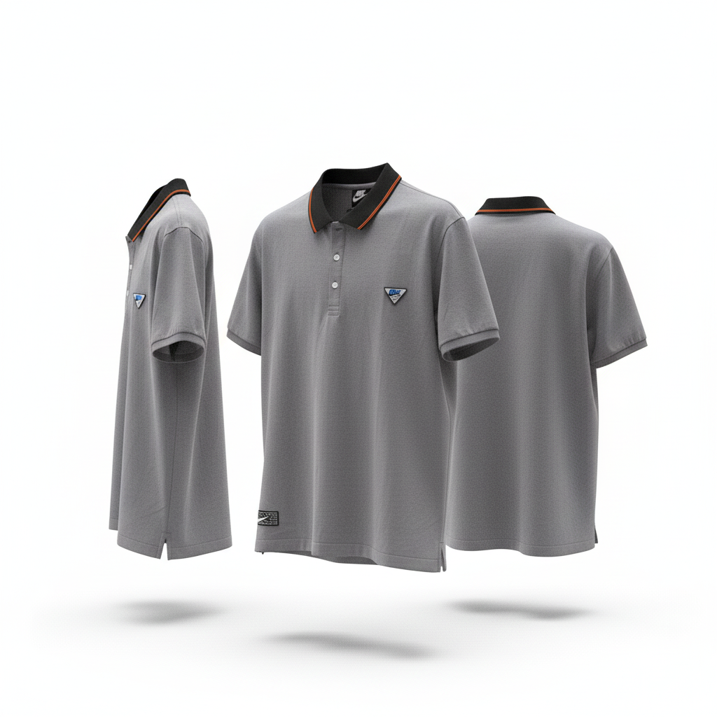 Camiseta Importada Nike Polo Gris