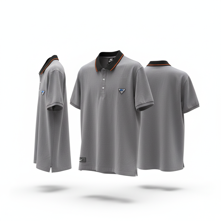 Camiseta Importada Nike Polo Gris