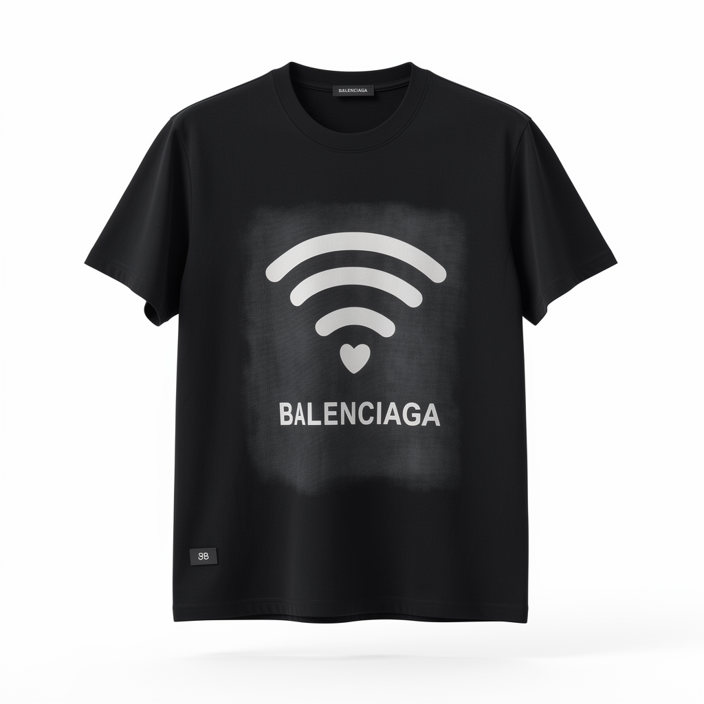 Camiseta Importada Balenciaga Negra